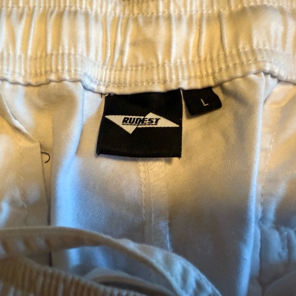 Rudest Rainbow Roll-Up Shorts size L - Picture 5 of 5